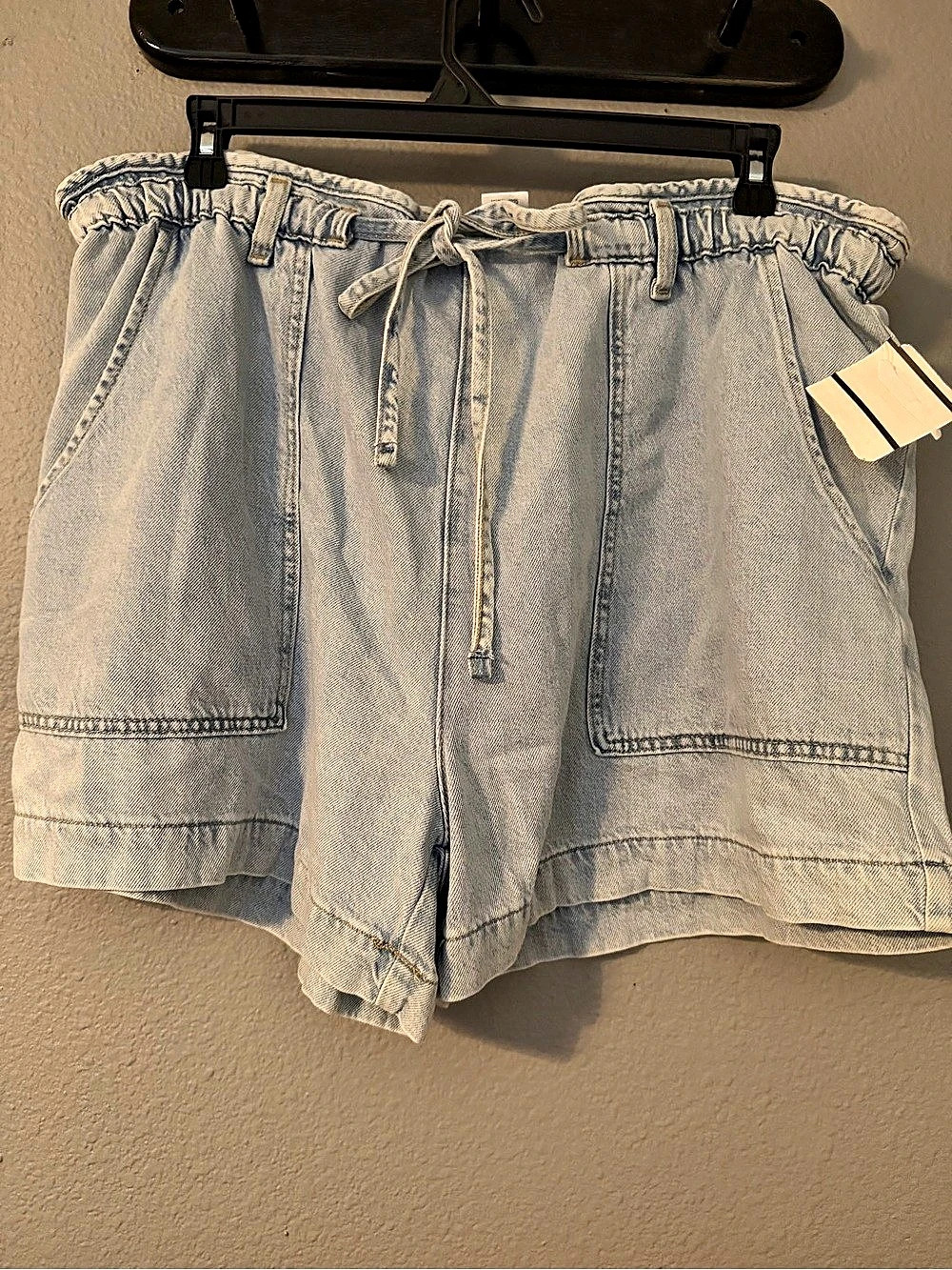 Time and Tru Women's Cargo Shorts Blue Size XXXL (22) NWT